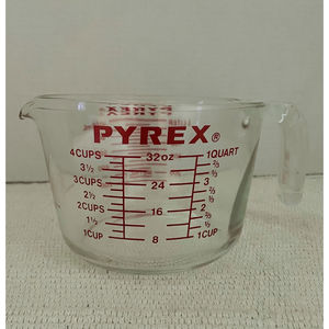 𝅺pyrex Glass Measuring Jug 250